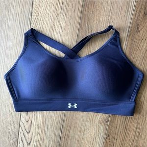 Under Armour Navy Blue Crossback Sports Bra